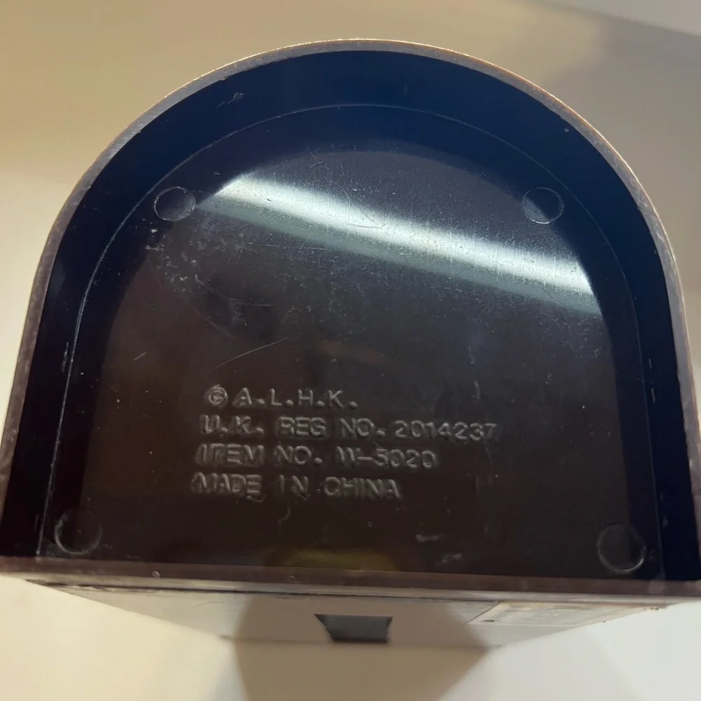 Vintage Dark Brown Plastic Coin Sorter with Gold Lettering - Picture 8 of 8